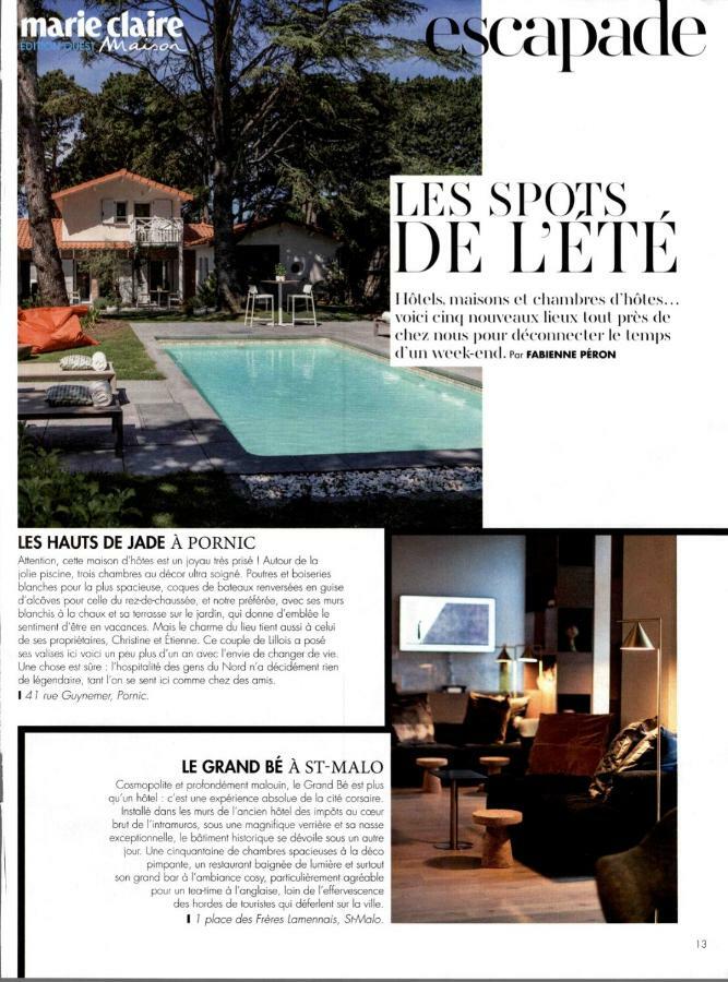 Les Hauts De Jade Maison D'Hotes ปอร์นิก ภายนอก รูปภาพ